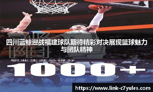 四川蓝鲸迎战福建球队期待精彩对决展现篮球魅力与团队精神